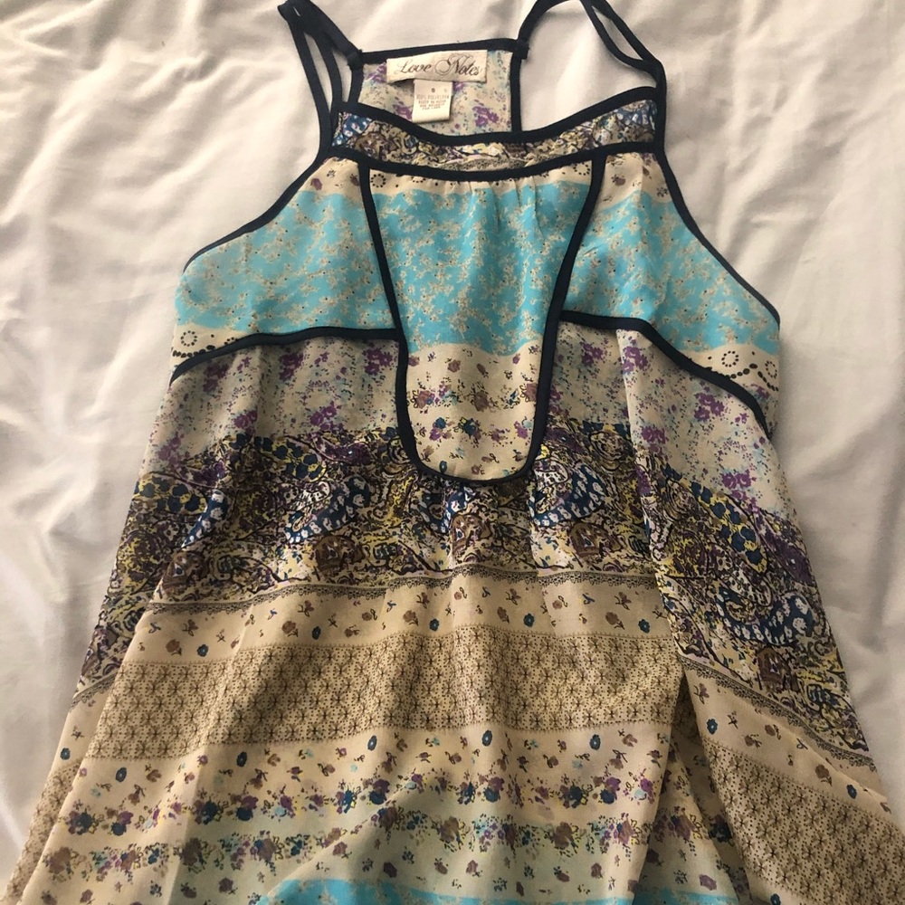Sheer tank top